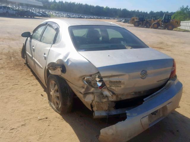 2G4WD532351289598 - 2005 BUICK LACROSSE C SILVER photo 3