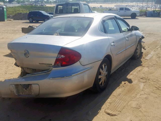 2G4WD532351289598 - 2005 BUICK LACROSSE C SILVER photo 4