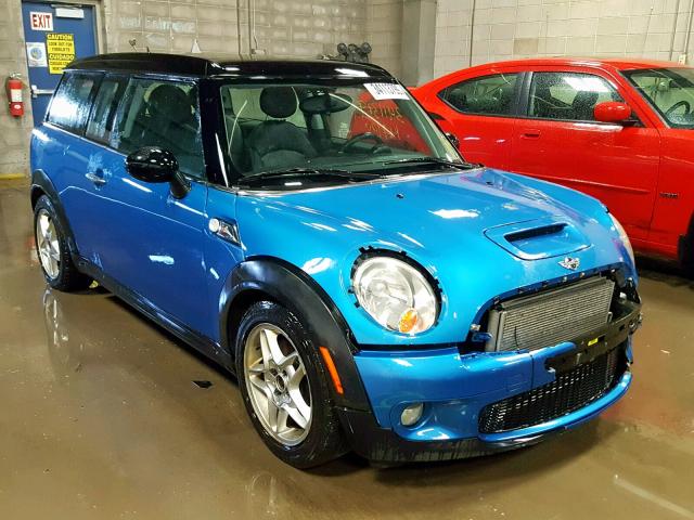 WMWMM3C56ATP93767 - 2010 MINI COOPER S C BLUE photo 1