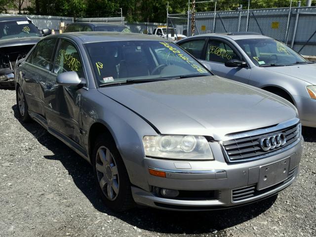 WAUML44E14N005445 - 2004 AUDI A8 L QUATT GRAY photo 1