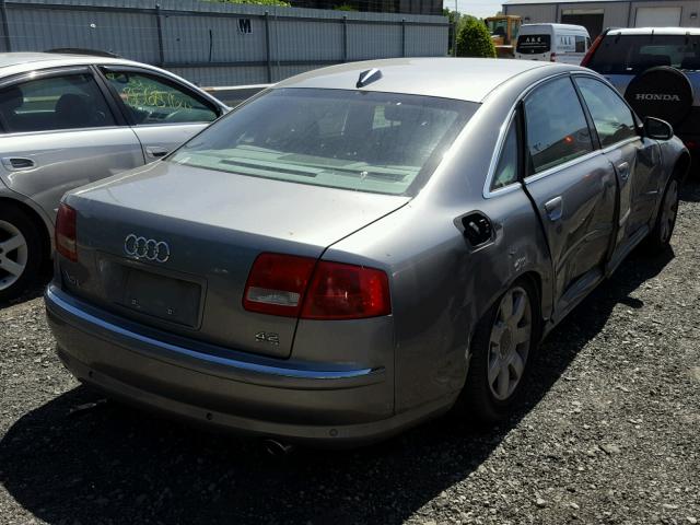 WAUML44E14N005445 - 2004 AUDI A8 L QUATT GRAY photo 4