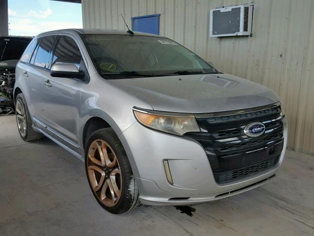 2FMDK3AK7BBB17388 - 2011 FORD EDGE SPORT SILVER photo 1