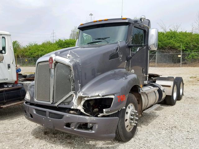 1XKAD49X3CJ324658 - 2012 KENWORTH CONSTRUCTI GRAY photo 2