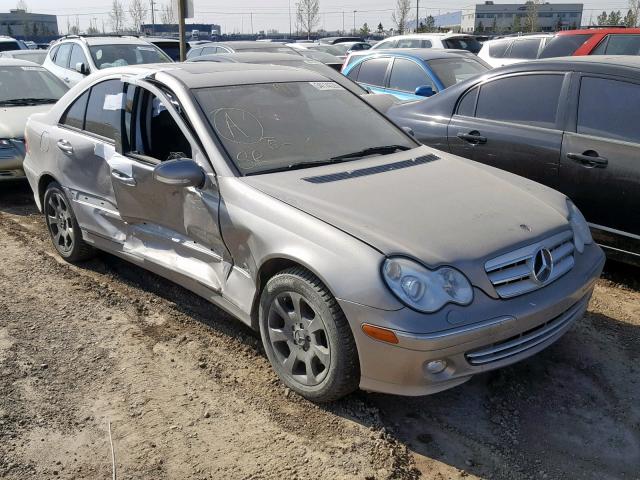 WDBRF87J66F776592 - 2006 MERCEDES-BENZ C 350 4MAT SILVER photo 1