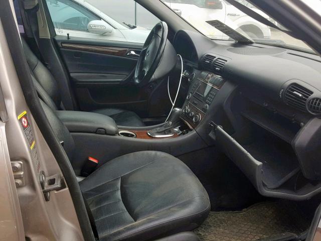 WDBRF87J66F776592 - 2006 MERCEDES-BENZ C 350 4MAT SILVER photo 5