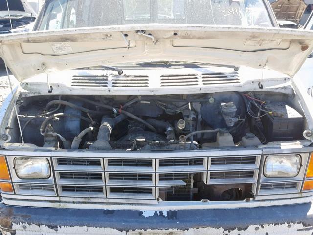 2B7HB23Y8JK175865 - 1988 DODGE RAM VAN B2 WHITE photo 7