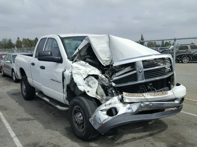 3D7KS28D66G140702 - 2006 DODGE RAM 2500 S WHITE photo 1