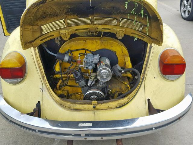 1132017265 - 1973 VOLKSWAGEN BEETLE YELLOW photo 7