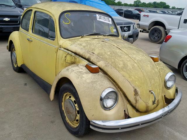 1132017265 - 1973 VOLKSWAGEN BEETLE YELLOW photo 9