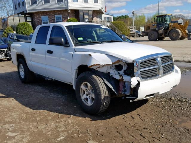 1D7HW48K16S535825 - 2006 DODGE DAKOTA QUA WHITE photo 1