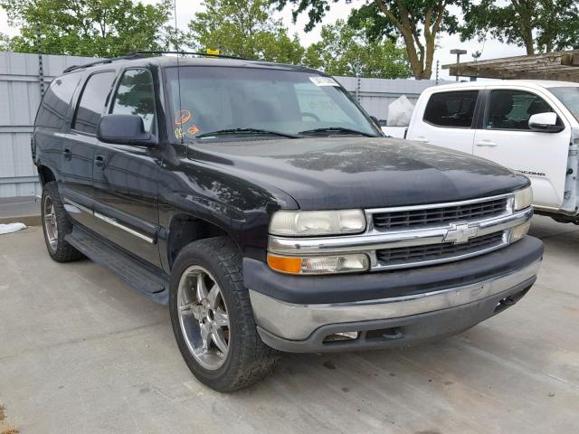 1GNEC16T01J285225 - 2001 CHEVROLET SUBURBAN C BLACK photo 1