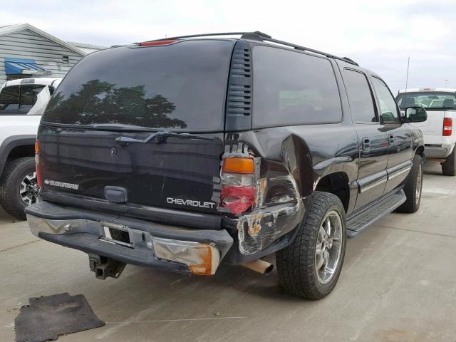 1GNEC16T01J285225 - 2001 CHEVROLET SUBURBAN C BLACK photo 4