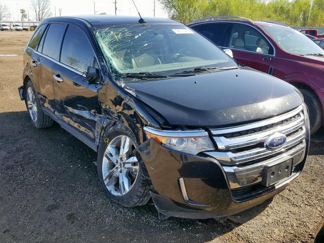 2FMDK3KC8DBB01422 - 2013 FORD EDGE LIMIT BLACK photo 1