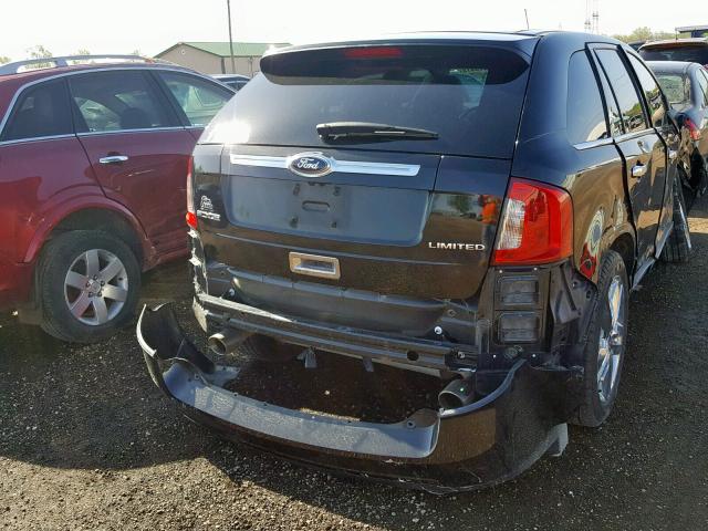 2FMDK3KC8DBB01422 - 2013 FORD EDGE LIMIT BLACK photo 4