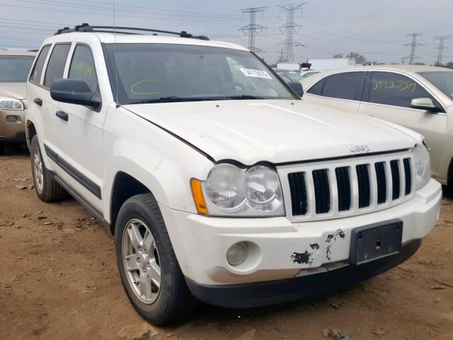 1J4GR48K15C555637 - 2005 JEEP GRAND CHER WHITE photo 1