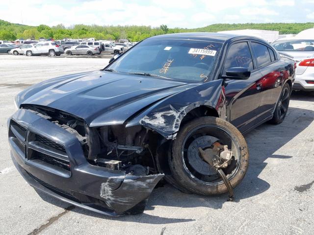 2C3CDXHG2CH215721 - 2012 DODGE CHARGER SX SILVER photo 2