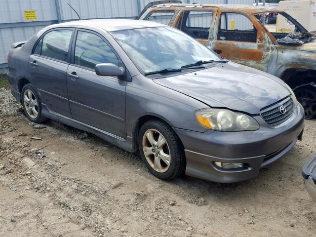 2T1BY32E85C321986 - 2005 TOYOTA COROLLA XR GRAY photo 1