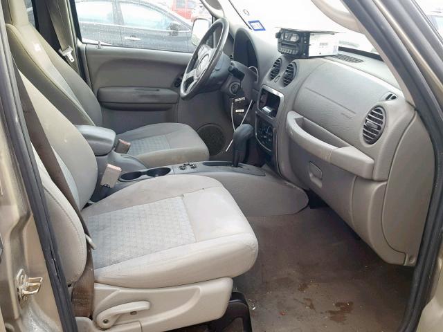 1J4GK38K95W642070 - 2005 JEEP LIBERTY RE GOLD photo 5