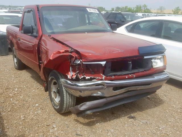 1FTCR10A1VUD14080 - 1997 FORD RANGER RED photo 1