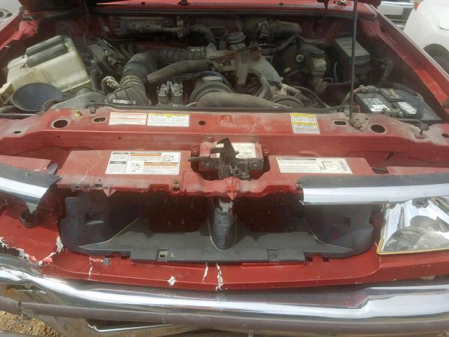 1FTCR10A1VUD14080 - 1997 FORD RANGER RED photo 7