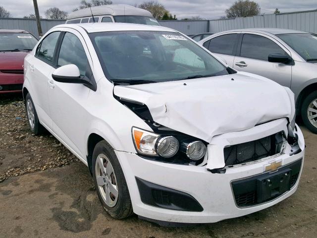 1G1JA5SH2D4158459 - 2013 CHEVROLET SONIC LS WHITE photo 1