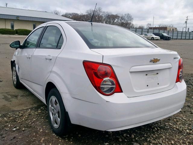 1G1JA5SH2D4158459 - 2013 CHEVROLET SONIC LS WHITE photo 3
