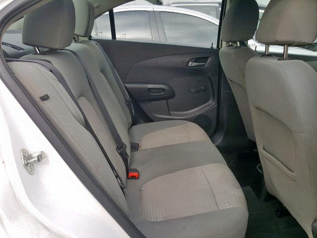 1G1JA5SH2D4158459 - 2013 CHEVROLET SONIC LS WHITE photo 6