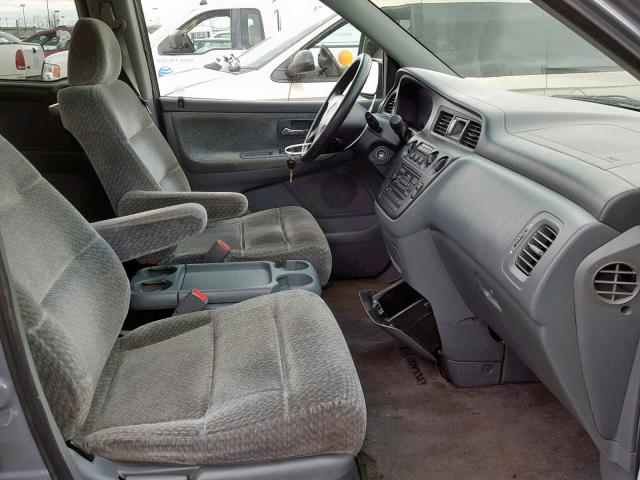 2HKRL185X1H582102 - 2001 HONDA ODYSSEY LX GRAY photo 5