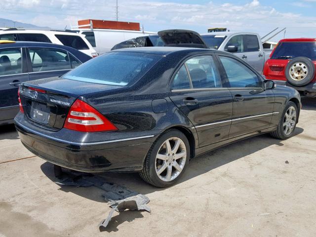 WDBRF40J13A537639 - 2003 MERCEDES-BENZ C 230K SPO BLACK photo 4