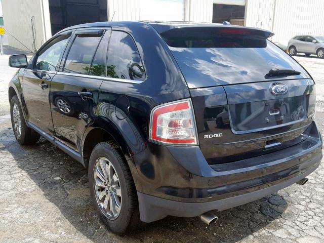 2FMDK49C08BA75514 - 2008 FORD EDGE LIMIT BLACK photo 3