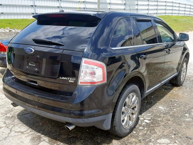 2FMDK49C08BA75514 - 2008 FORD EDGE LIMIT BLACK photo 4