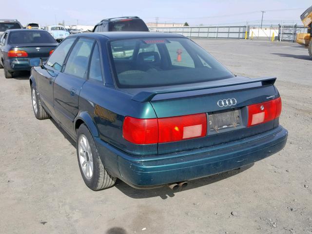 WAUEJ58C8PA209079 - 1993 AUDI 90 CS QUAT GREEN photo 3