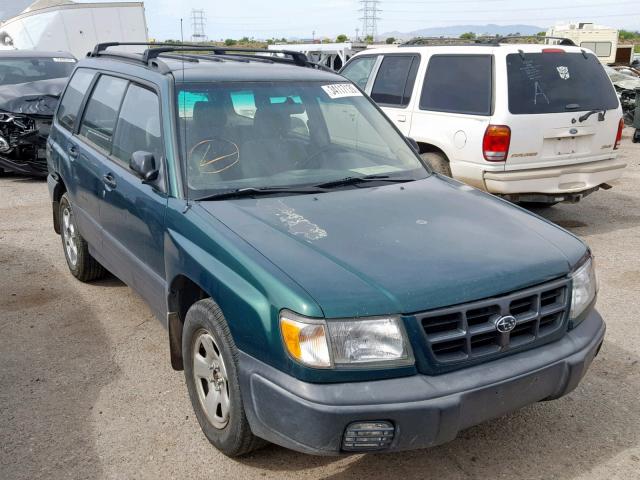 JF1SF6351WH702474 - 1998 SUBARU FORESTER L GREEN photo 1