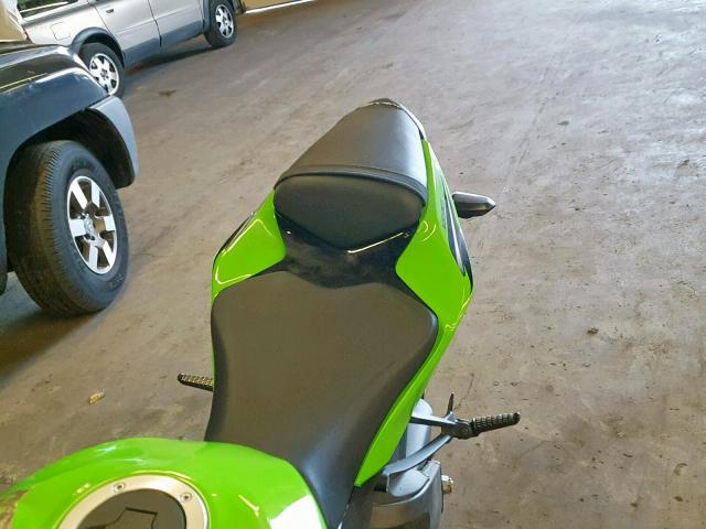 JKBZXJE13FA014803 - 2015 KAWASAKI ZX636 E GREEN photo 6