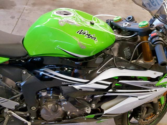 JKBZXJE13FA014803 - 2015 KAWASAKI ZX636 E GREEN photo 9