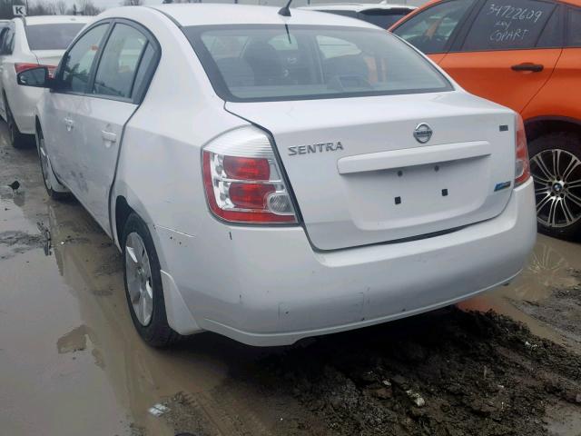 3N1AB61E19L634593 - 2009 NISSAN SENTRA 2.0 WHITE photo 3