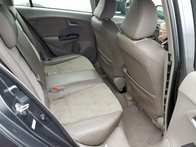 JHMZE2H78CS002642 - 2012 HONDA INSIGHT EX GRAY photo 6