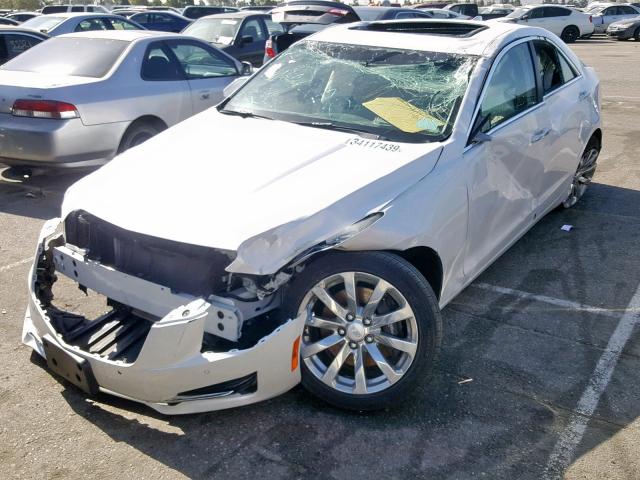 1G6AB5RX8J0157551 - 2018 CADILLAC ATS LUXURY WHITE photo 2