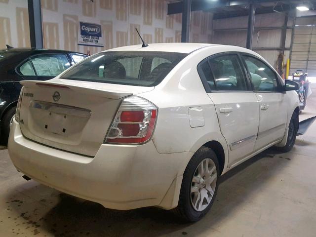 3N1AB6AP5CL648425 - 2012 NISSAN SENTRA 2.0 WHITE photo 4