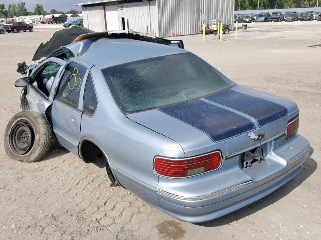 1G1BL52P5SR123226 - 1995 CHEVROLET CAPRICE / BLUE photo 3