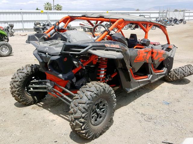 3JBVNAW21JK001600 - 2018 CAN-AM MAVERICK X ORANGE photo 4