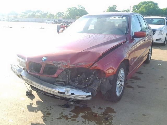 WBADT63451CF14761 - 2001 BMW 530 I AUTO RED photo 2