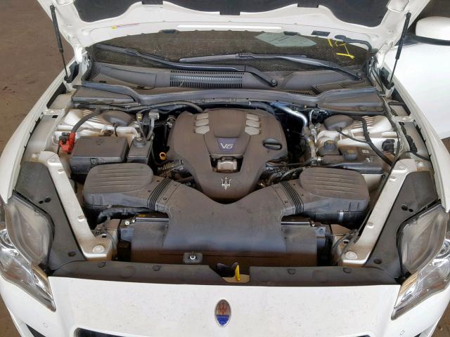 ZAM56RPA6G1184416 - 2016 MASERATI QUATTROPOR WHITE photo 7