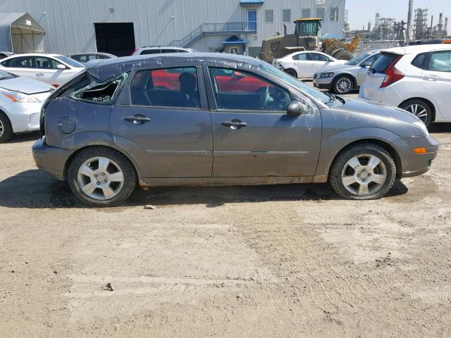 1FAFP37N87W317689 - 2007 FORD FOCUS ZX5 GRAY photo 9