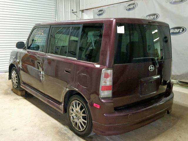 JTLKT324464042078 - 2006 TOYOTA SCION PURPLE photo 3