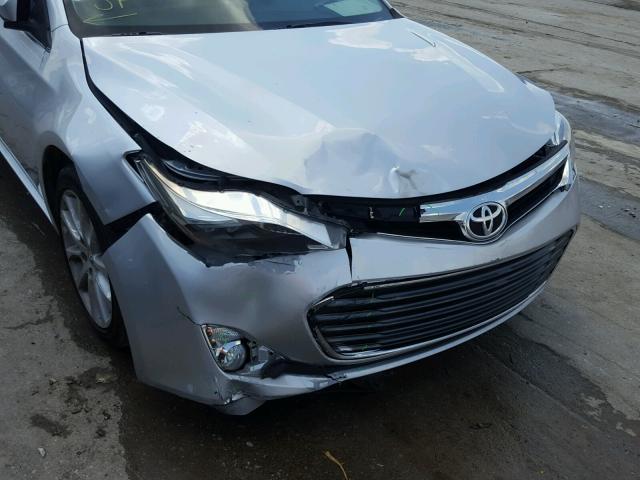 4T1BK1EB2DU010316 - 2013 TOYOTA AVALON BAS SILVER photo 9