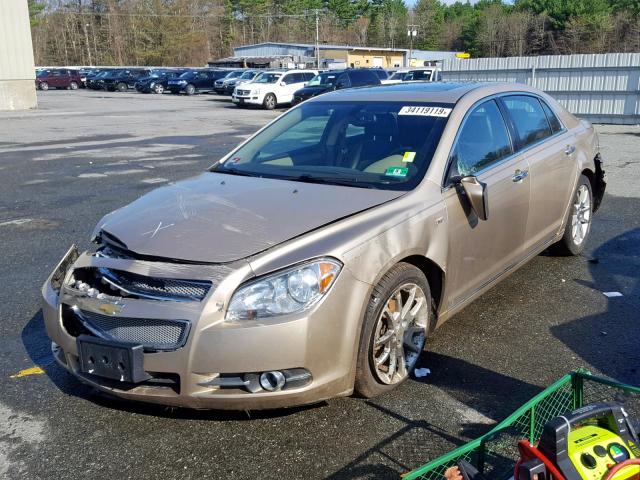 1G1ZK57748F244687 - 2008 CHEVROLET MALIBU LTZ 棕色 照片 2