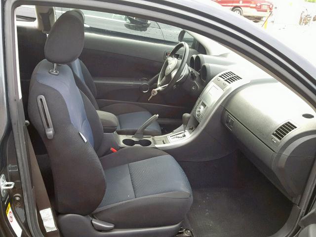 JTKDE167370193602 - 2007 TOYOTA SCION TC ნაცრისფერი ფოტო 5
