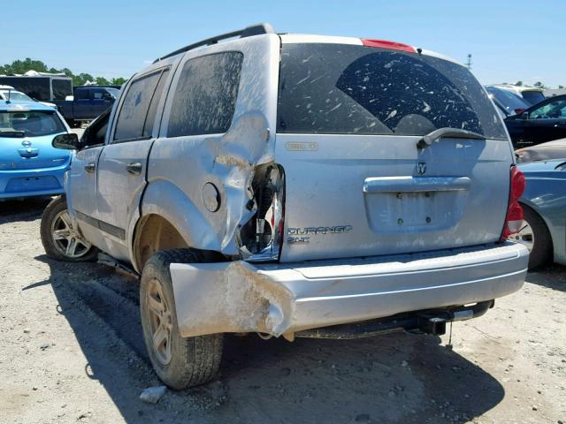 1D4HD48N96F154858 - 2006 DODGE DURANGO SL GRAY photo 3