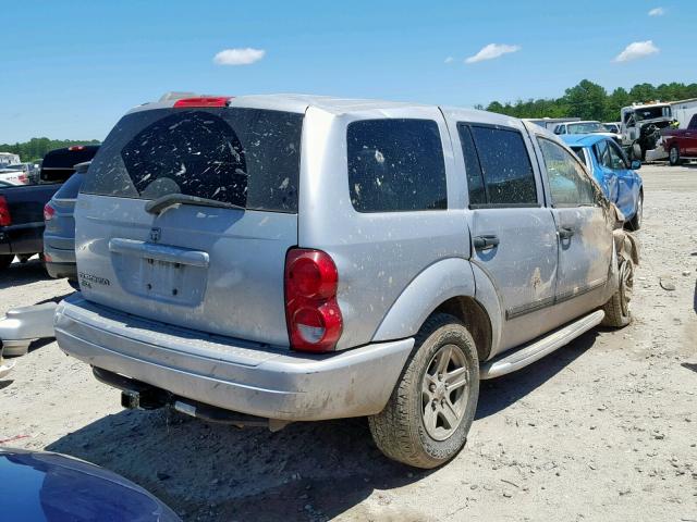 1D4HD48N96F154858 - 2006 DODGE DURANGO SL GRAY photo 4